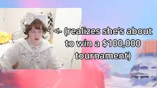 The Moment This Diamond Player Realizes She's Winning a $100,000 Tournament