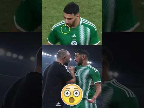 Le geste de Djamel Belmadi sur Benrahma 😱 #benrahma #belmadi #football