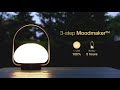 Nordlux-Sponge-Lampe-rechargeable-LED-noir-blanc YouTube Video