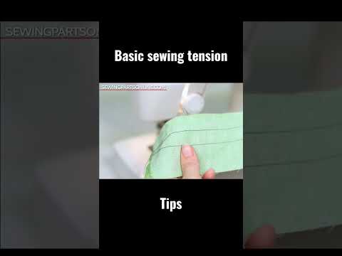 Basic tension tips from our Beginner's Guide to Sewing series #sewing #sewingmachine #howtosew #sew