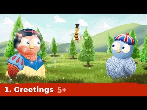 GREETINGS | Ep.1, English is Fun | Desen animat Învăţăm engleza | Formule de salut | Copilul Verde