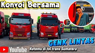 Download lagu The journey is still long❗️Meeting up with the cross-country gang again, then we convoy to Palembang mp3