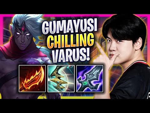 GUMAYUSI CHILLING WITH VARUS! - T1 Gumayusi Plays Varus ADC vs Draven! | Season 2025
