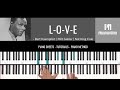 L-O-V-E (Love) Nat King Cole - Frank Sinatra (Sheet Music - Piano Solo - Piano Cover - Tutorial)
