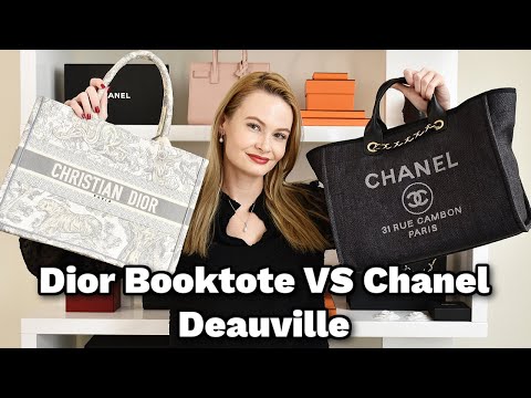 Dior Booktote vs Chanel Deauville || Pros and Cons, What Fits, Modshots