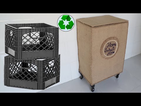 WWoww ! Super Recycling ideas from Old Milk Crates |...