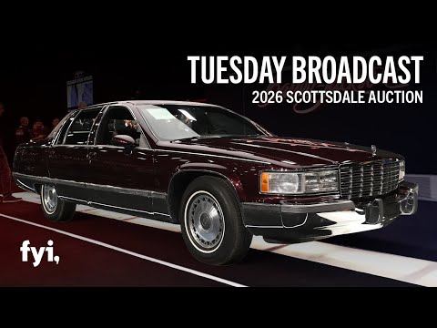 FYI Tuesday Broadcast Replay // Barrett-Jackson 2026 Scottsdale Auction // Tuesday, Jan 20