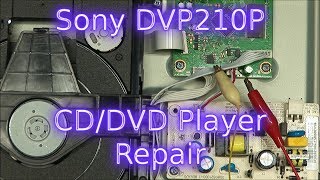 Sony DVP-SR210P CD/DVD player - No Power Repair