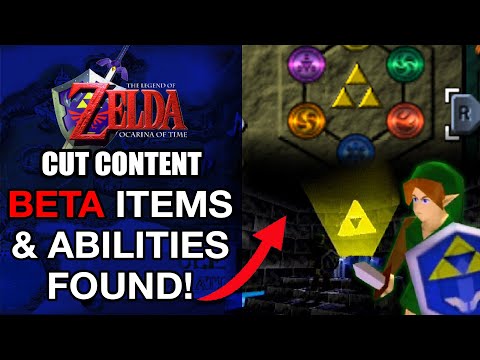 Beta Items and Abilities of Ocarina of Time | Zelda Cut Content