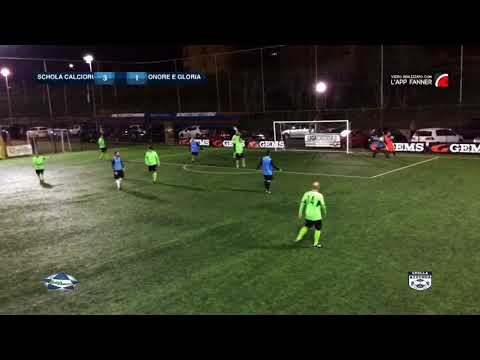 Schola Calciorum vs Onore e Gloria 5-1 Lega Calcio a 8 -Open
