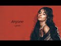 Camila Cabello - Anyone (Lyrics)