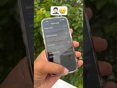 Worst iPhone battery 🤬 | iPhone 15 battery life after 8 months #shorts #viral #iphone15