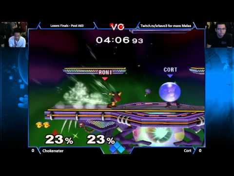 Evo 2K13 - Chokenater (Young Link) Vs Cort (Samus) SSBM Singles Pools - Super Smash Bros Melee