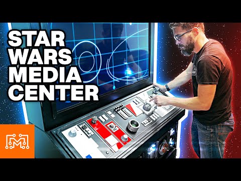 Guy Builds A Painstakingly Detailed Media Console Inspired By Star Wars