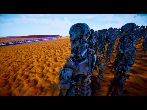 5 MILLION TERMINATORS vs 500,000 JEDI KNIGHTS | Ultimate Epic Battle Simulator 2