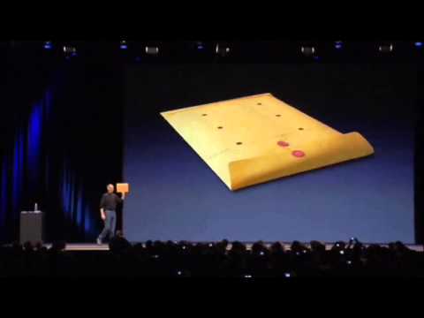 Steve Jobs presenta el MacBook Air