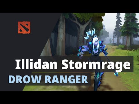 Illidan Stormrage plays Drow Ranger Dota 2 Full Game