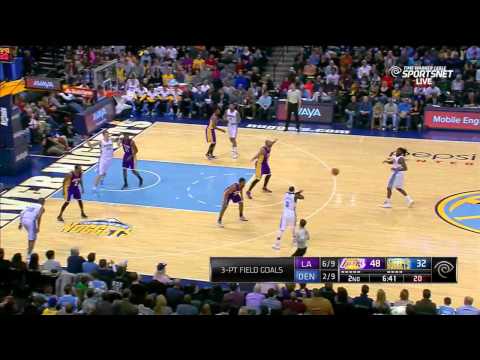Timofey Mozgov vs Lakers  30 12 2014  11 Pts, 8 Reb