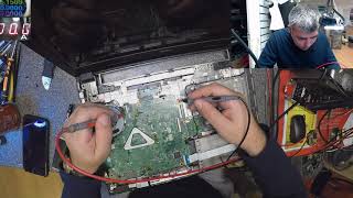 Dell inspiron 15 3000 series, Wine damage, motherboard repair, a drunk laptop