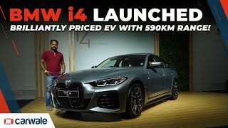 BMW i4 India Price, Features and Electric Range (590km!) Explained | CarWale