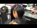 HOW TO CUT A DEEP PART BOB WITH LAYERS CRAZYABOUTANGEL