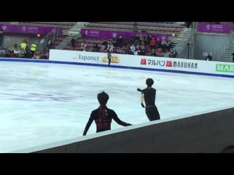 Yuzuru Hanyu GPF Marseille 2016 FS Practice Dec. 10 2016