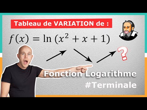 TABLE of VARIATION of ln(x) - Corrected Exercise - Terminale