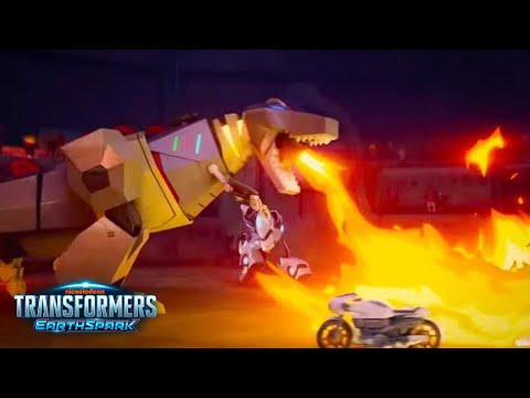 Dino Transformation! | Transformers: EarthSpark | Compilation | Transformers Official