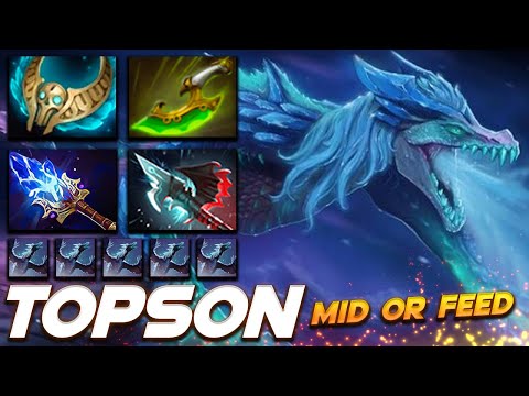 Topson Winter Wyvern - Mid Or Feed - Dota 2 Pro Gameplay [Watch & Learn]