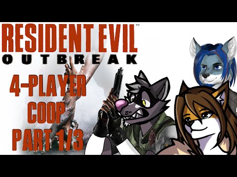 Let's Play Resident Evil Outbreak: File #1 Together with Friends (4-Player) - EP1