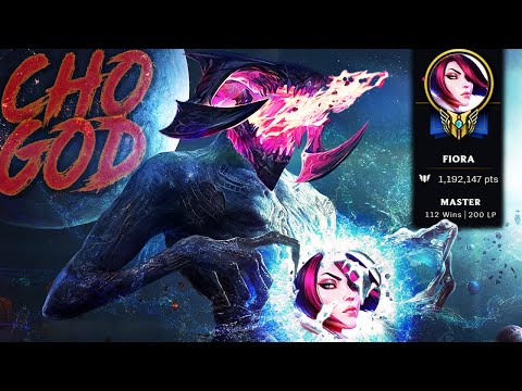 When a Master 200lp 1.200.000 Mastery FIORA is vs my CHO'GATH TOP Lane...EVERYTHING BECOMES HELL 🔥