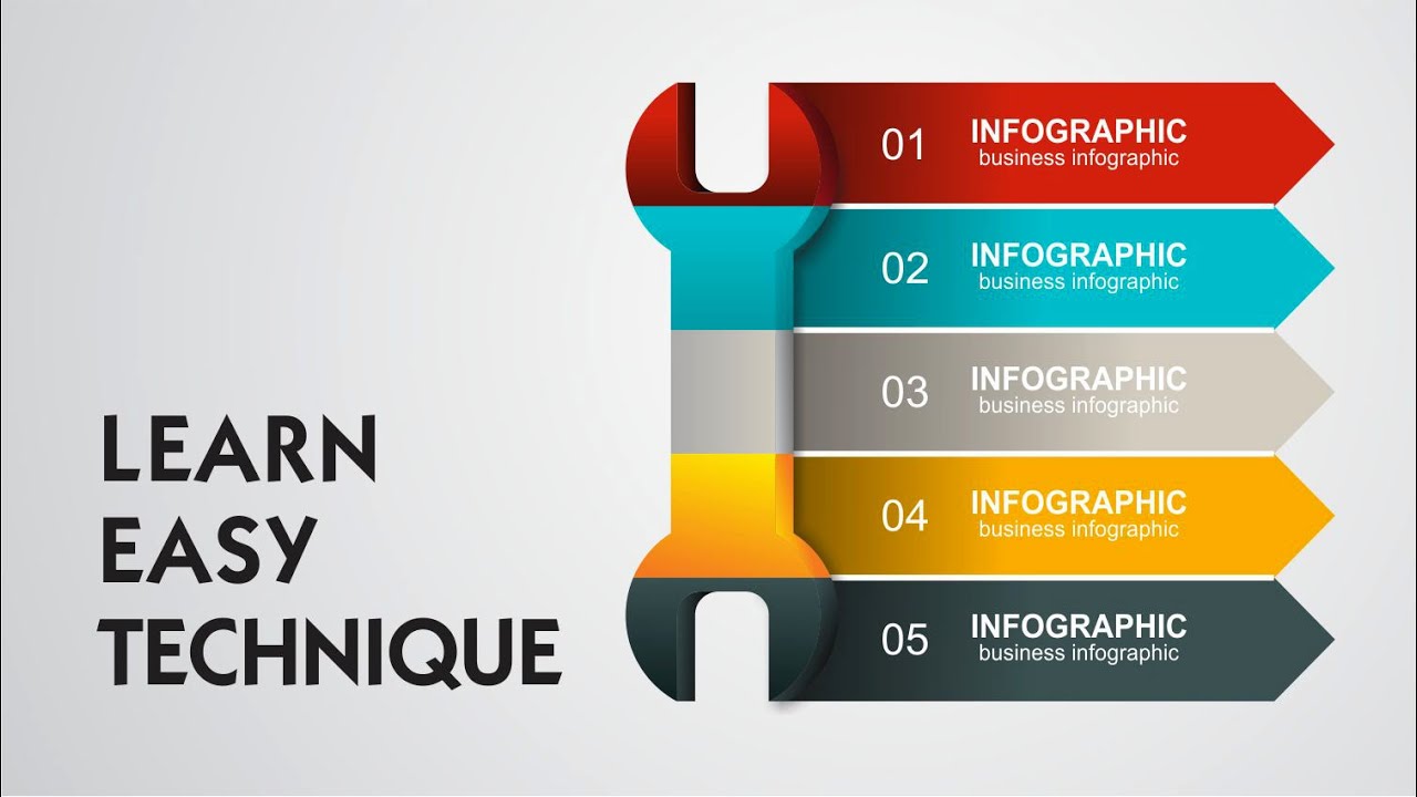 Business Infographic Template Design in Learn CorelDRAW 2022