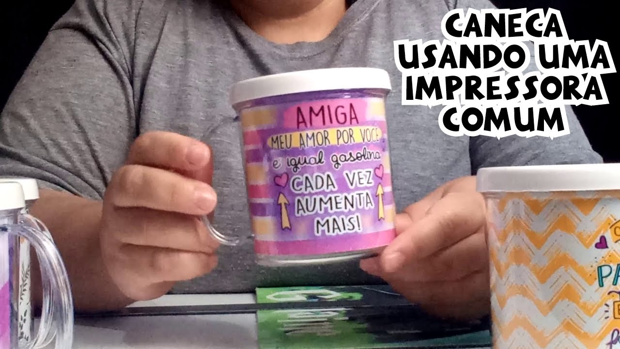 Como Fazer Caneca de acrílico foto personalizada - PASSO A PASSO