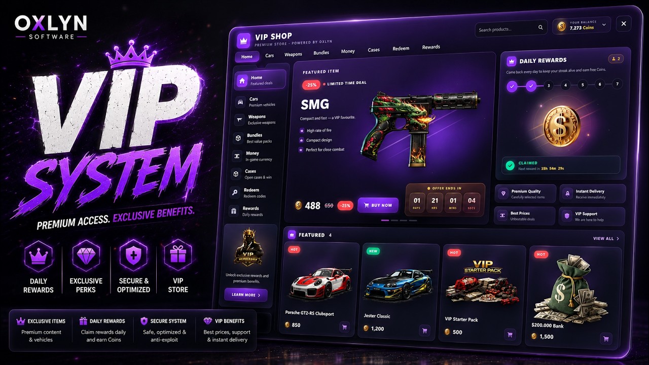 Oxlyn | Advanced VIP System