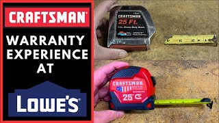 My Craftsman Warranty Experience at Lowes