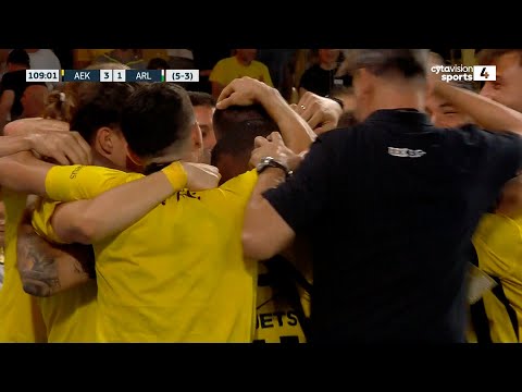 AEK ATHENS - ARIS 3-1 (agg. 5-3) 3ος Προκριματικός Γύρος Conference League 14.08.2025