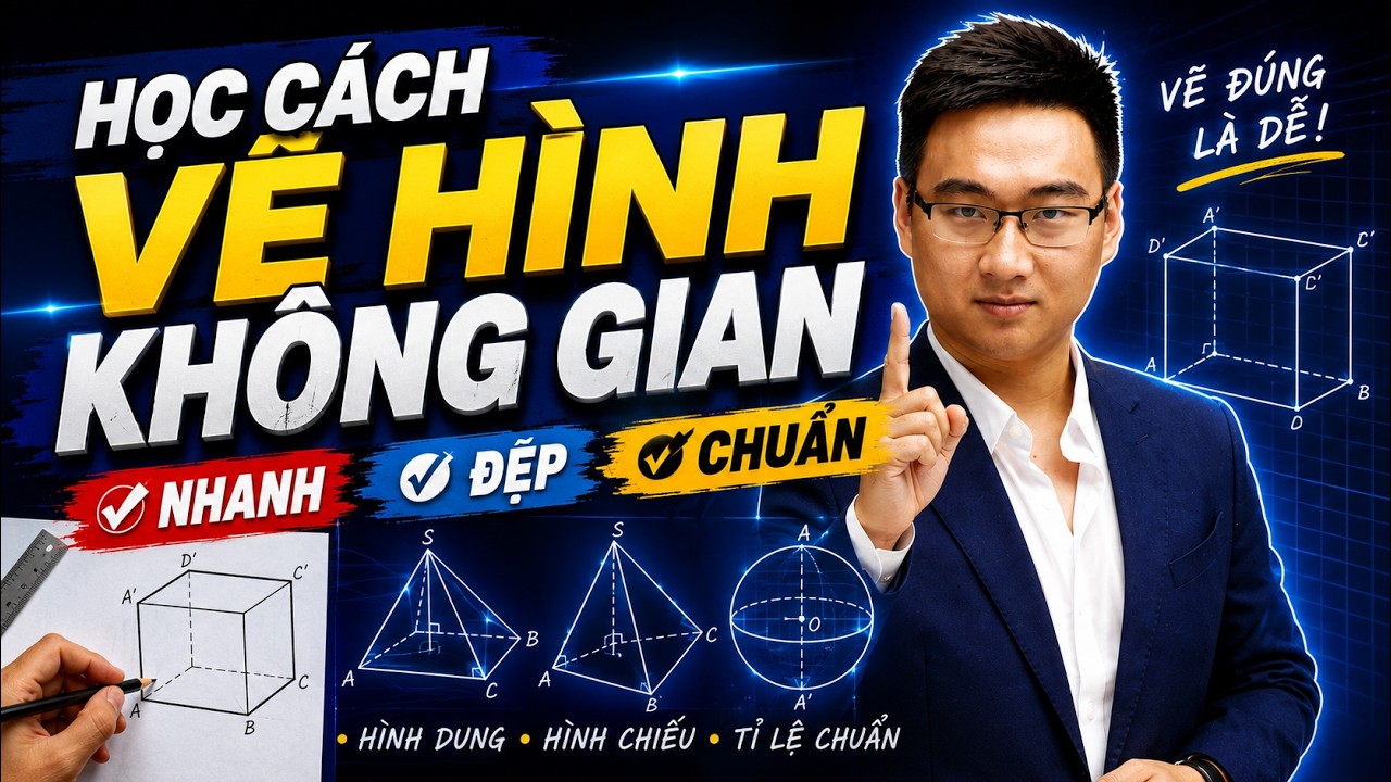 (ZOOM) HỌC VẼ HÌNH KHÔNG GIAN