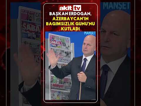 Cumhurbaşkanı Erdoğan, Azerbaycan'ın Bağımsızlık Günü'nü kutladı #gündem #haber