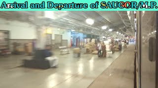 preview picture of video 'Arrival & Departure in SAUGOR (SGO)/Sagar Onboard Antyodaya Express'