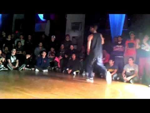B Boy Tony T-Bags @ Break Through 2012 vs Gin, Heat Rock, J-Styles, Gravity