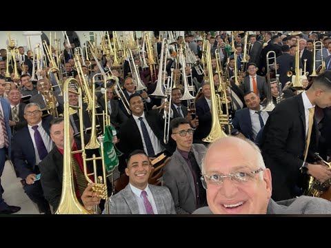 112 Trombones no ensaio do Bonfim Cabreúva.