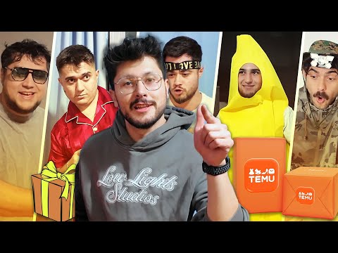 I FULFILLED THE DREAMS OF THE ENTIRE TEAM! - TEMU GIFTS