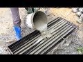 How To Make Concrete Molds Manually - Building And Installing Protective Fences Around The House