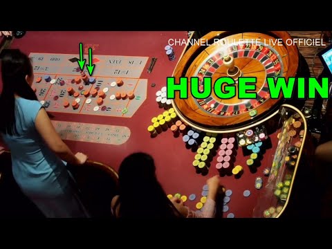 HUGE WIN IN TABLE IN REAL ROULETTE IN CASINO EXCLUSIVE OF 19/11/2024