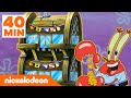 Spongebob | 40 min lang de Krokante Krab wordt gerenoveerd! | Nickelodeon Nederlands