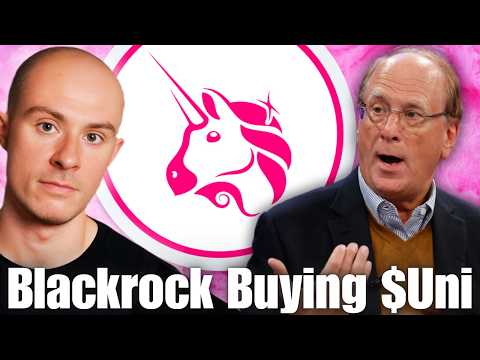 BlackRock To Buy UniSwap's UNI Token And Use The Platform... WHAT!!!!!