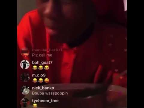 Bouba savage arguing with Zay Villy on live