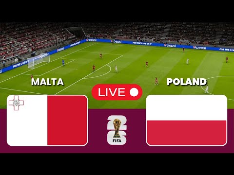 LIVE Malta vs Poland | World Cup Qualification 2025 - Video Game Simulation