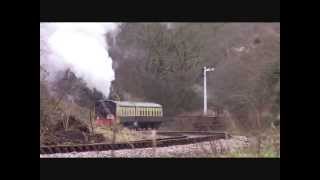 preview picture of video 'DEAN FOREST RAILWAY NEW YEAR DAY RUNNING'