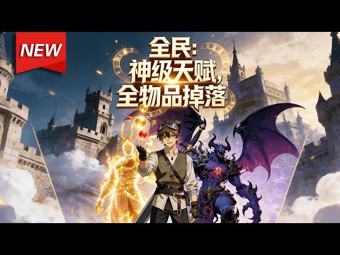 MULTISUB📢新番上线《全民：神级天赋，全物品掉落》第1~66集丨游戏降临现实，韦开觉醒SSS级“全物品掉落”天赋，凭借这一逆天能力，他刷怪爆神装、获稀有食谱，快速积累财富与实力！#破晓动漫社